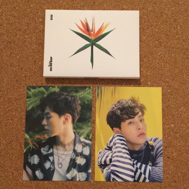 EXO XIUMIN 'THE WAR' KOKOBOP OFFICIAL POSTCARD