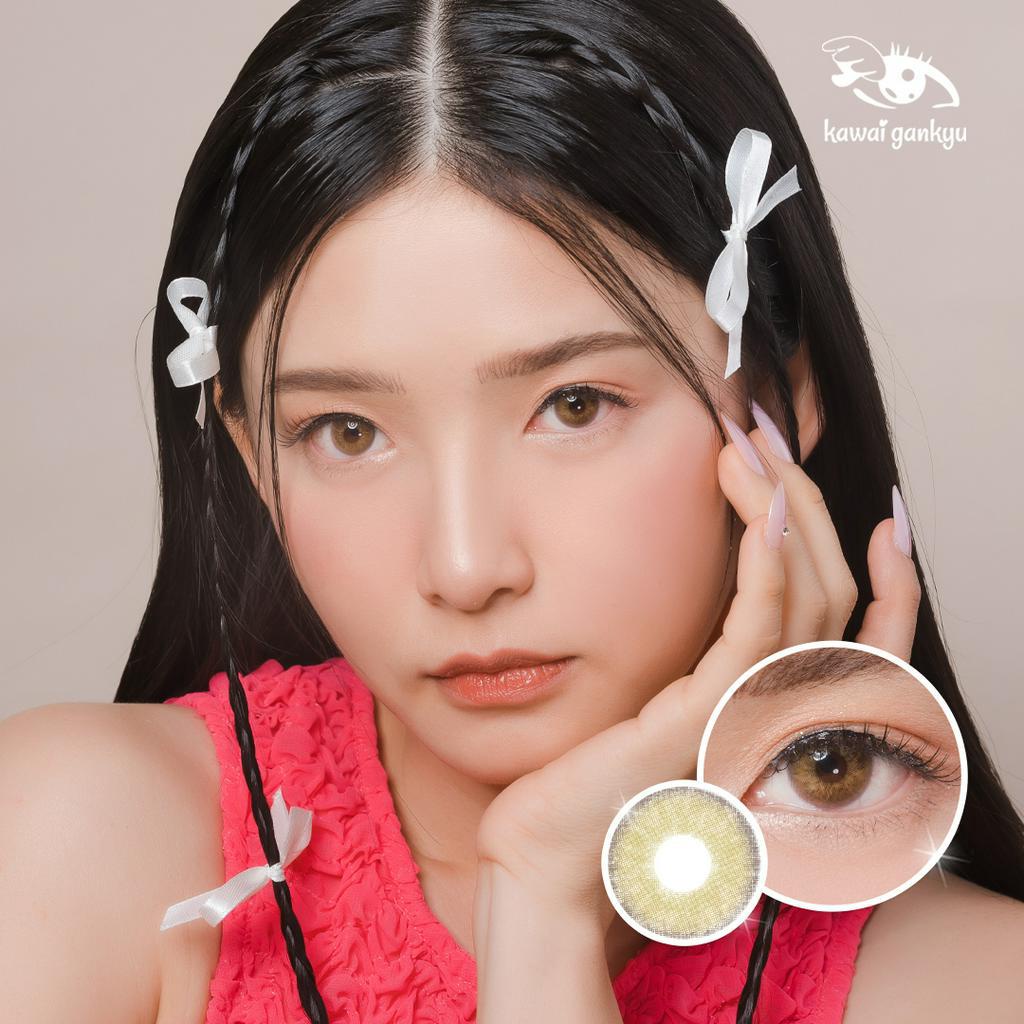 KawaiGankyu Softlens - Luina Iset Brown (1botol)