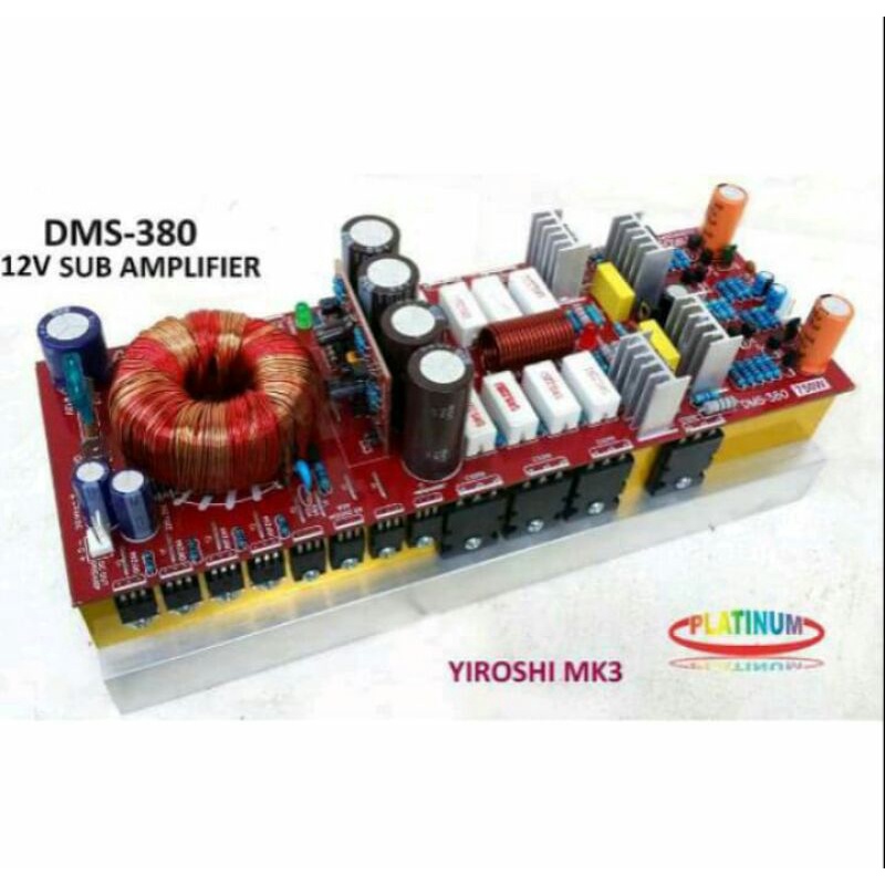 Jual KIT POWER AMPLIFIER MOBIL MONOBLOK 12V 750 WATT DMS-380 | Shopee