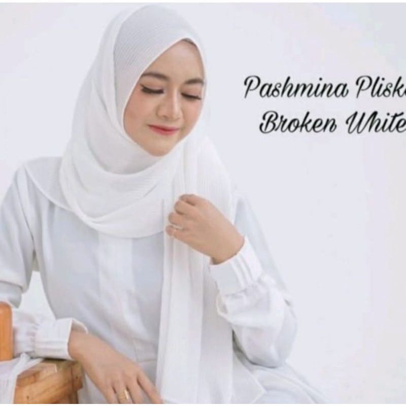 pasmina plisket import bahan ceruty premium-jilbab pasmina plisket