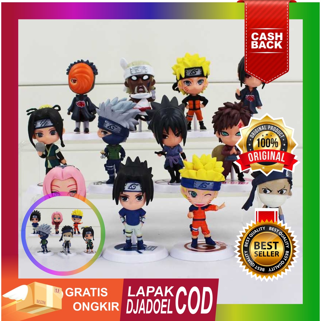 Action Figure Naruto 6 Pcs Limited Edition