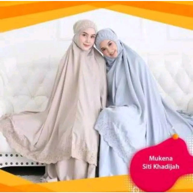 (Bisa COD) MUKENA KHADIJAH DEWASA BORDIR/MUKENA KHADIJAH JUMBO/MUKENA KHADIJAH MEWAH DAN ELEGHAN