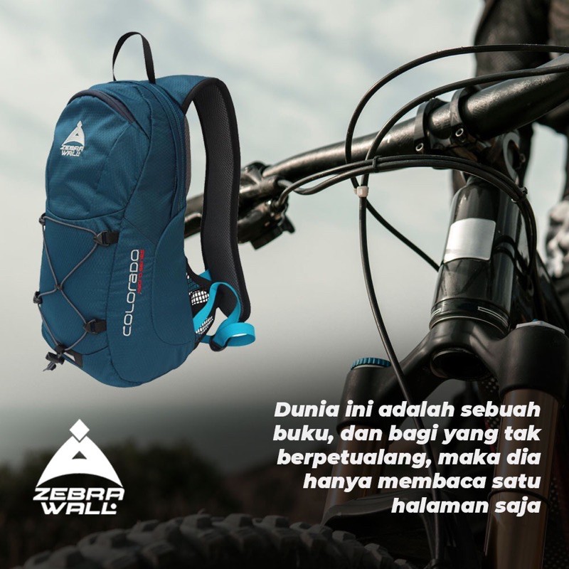 ZebraWall Hydropack Tas gendong sepeda Colorado 15 lt