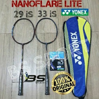 RAKET BADMINTON YONEX NANOFLARE LITE 29iS 29 iS 33iS 33 IS ORIGINAL
