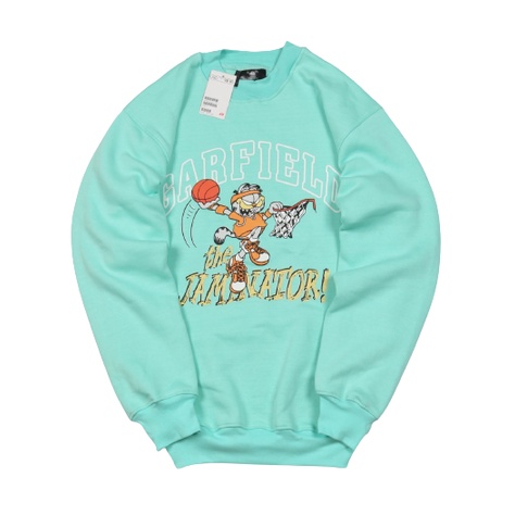 Jaket Sweater Crewneck GARFIELD BASEBALL – Fashion Trendy Casual Unisex Good Brand Quality 99% Realpict