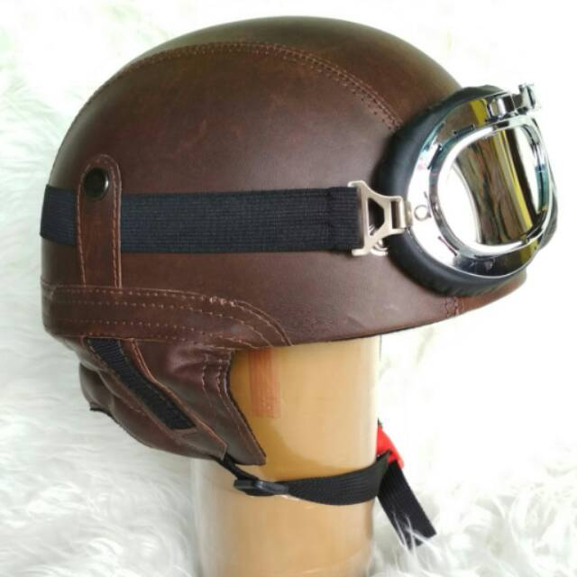 Helm Kulit SNI Club Coklat