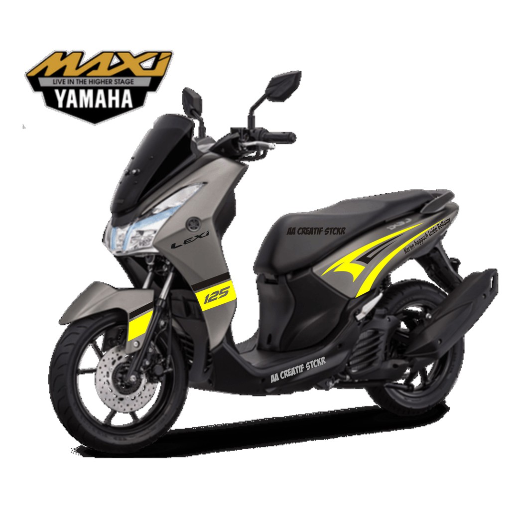 Jual CUTTING STICKER YAMAHA LEXI MINIMALIS Indonesia Shopee Indonesia