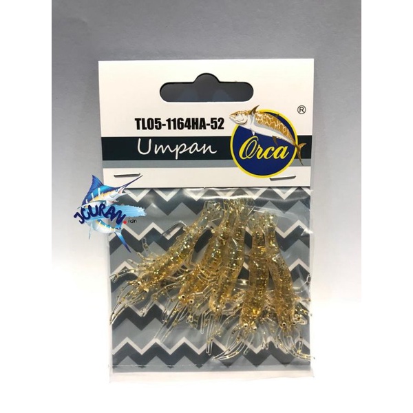 Umpan Udang Karet Panjang 5cm Umpan Mainan Udang Palsu