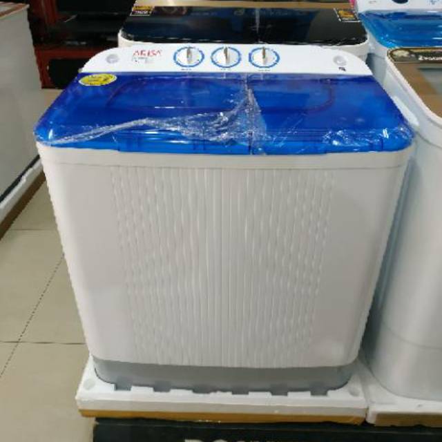MESIN CUCI 2 TABUNG 8 KG ARISA 8898 LOW WATT HANYA 160 WATT