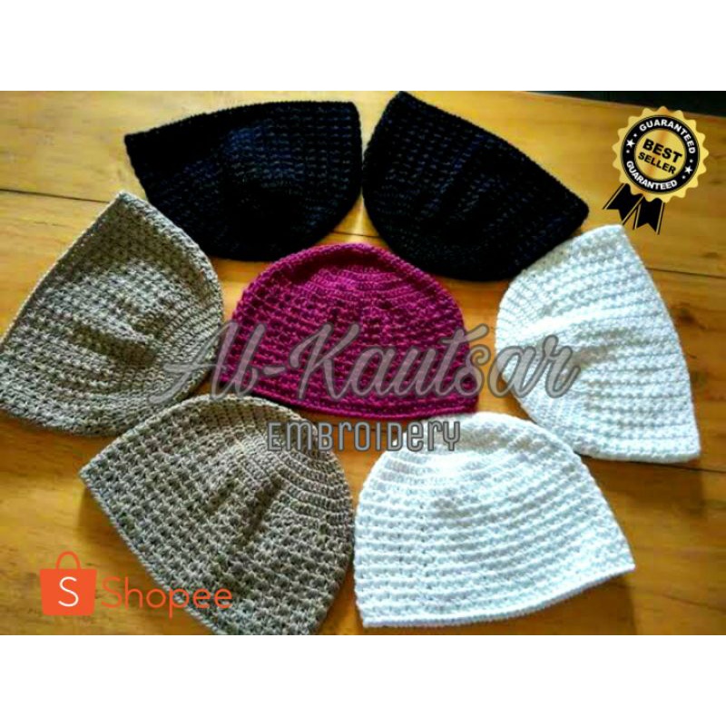 Peci rajut / Peci haji / Peci rajut dewasa