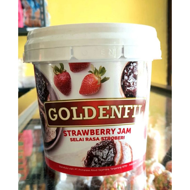 

Goldenfil Strawberry Jam / Selai Strawberry Rep 500gr