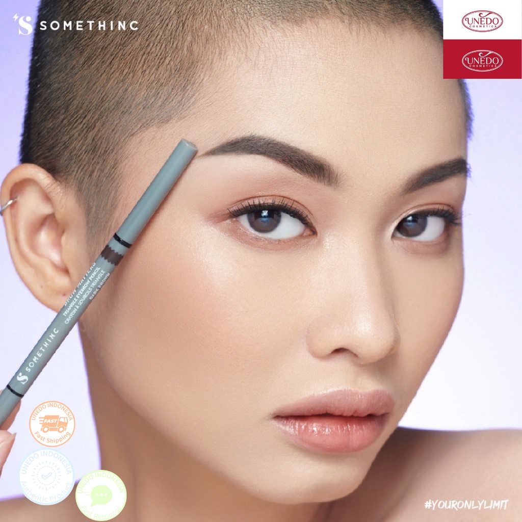 SOMETHINC BROW  WIZ MATTERS Retractable Triangle Eyebrow Slim - Pensil Alis