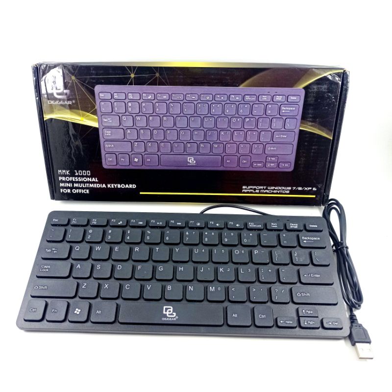 KEYBOARD USB MINI DIGIGEAR KABEL DAN BLUETOOTH