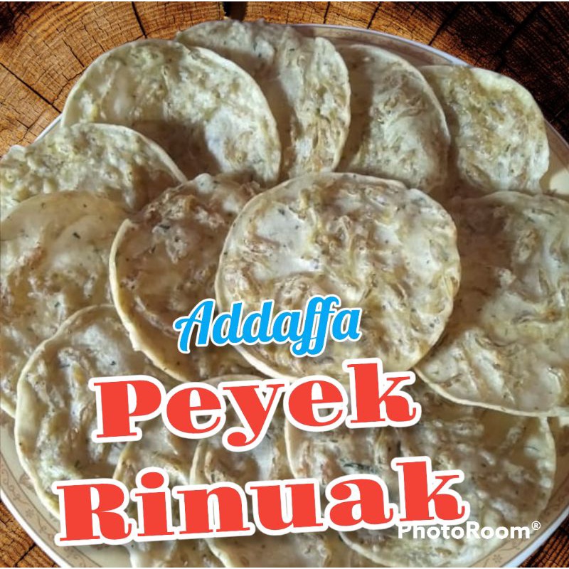 

Peyek Rinuak Khas Danau Maninjau, Minang, Sumatera Barat kemasan 50 gram