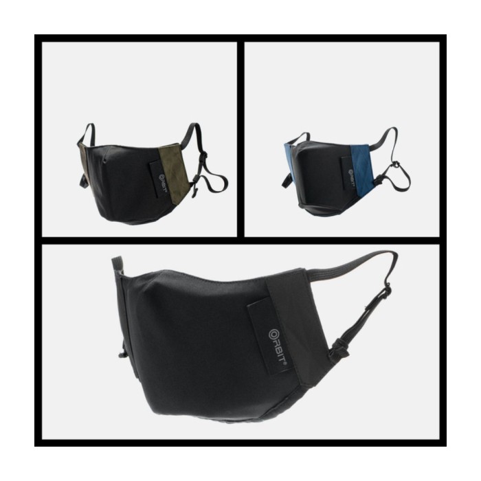 Dijual ORBIT GEAR W-210A VX HEIQ VIRUBLOCK FaceShield Mask Black OrbitGear Limited