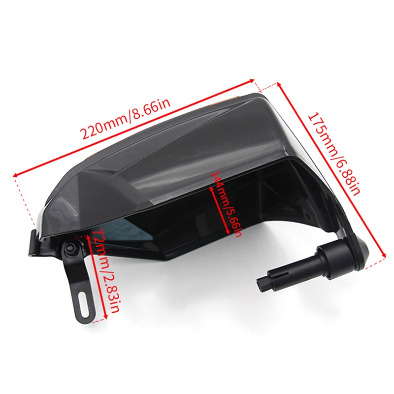 TK 1 Pair Motorcycle 7/8&quot; Handlebar Hand Guards Handle Protector Motocross ATV Proguard Scooter System Guard Gear