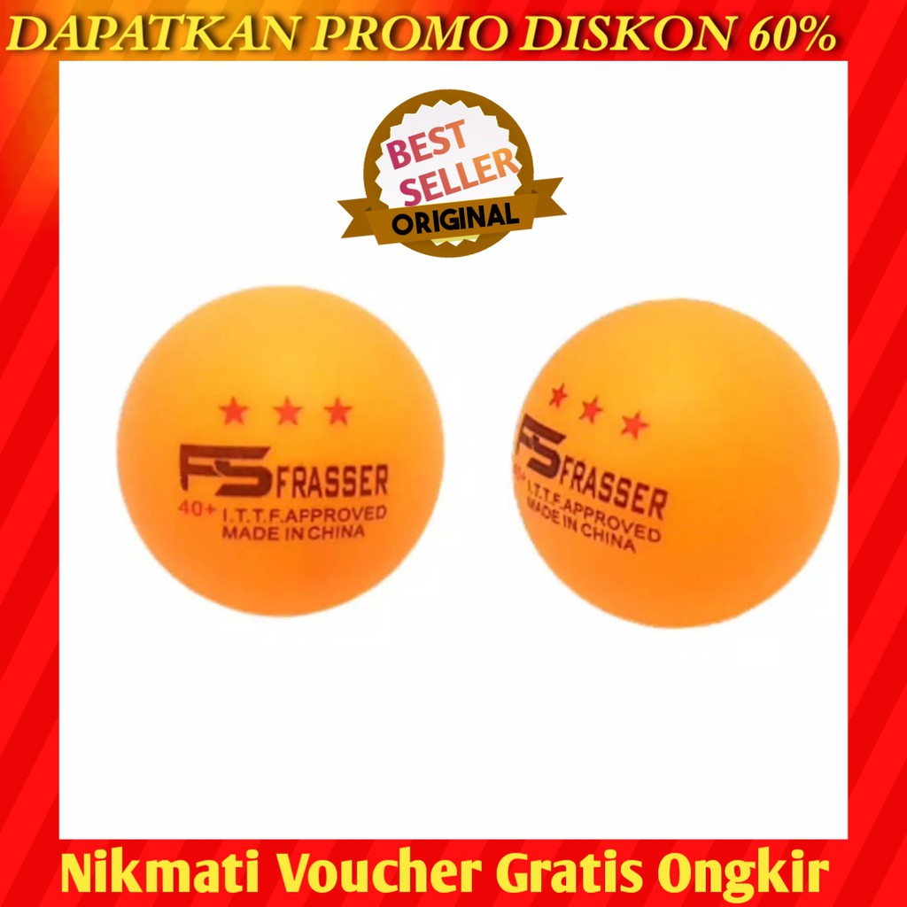 bola pingpong tenis meja frasser kuning bola tenis meja bola 3 star kuning bola tenis meja kuning