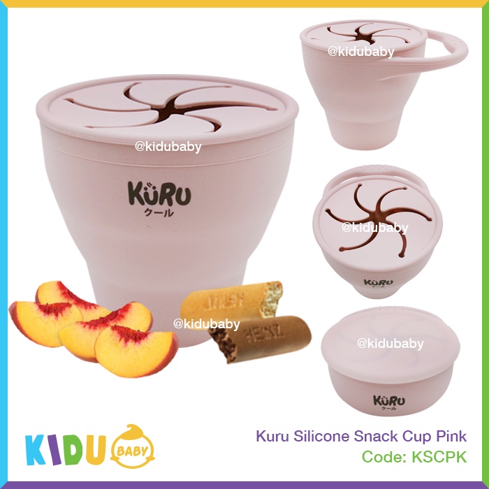 Kuru Silicone Cup Tempat Makan Bayi dan Anak Kidu Baby