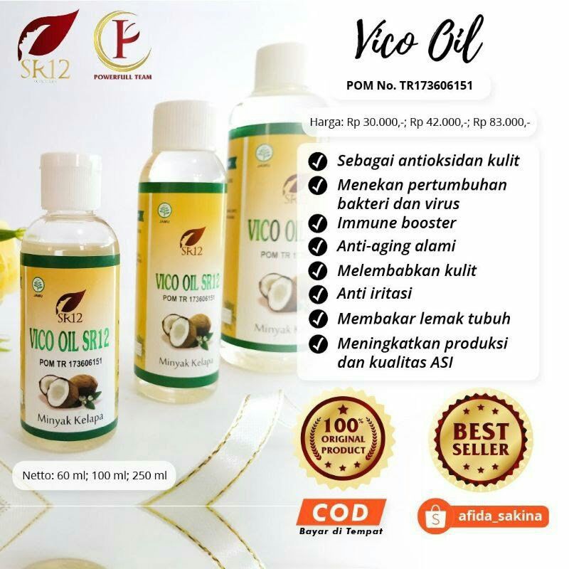 

MINYAK KELAPA //VICO OIL//ASLI // MPASI // SEJUTA MANFAAT