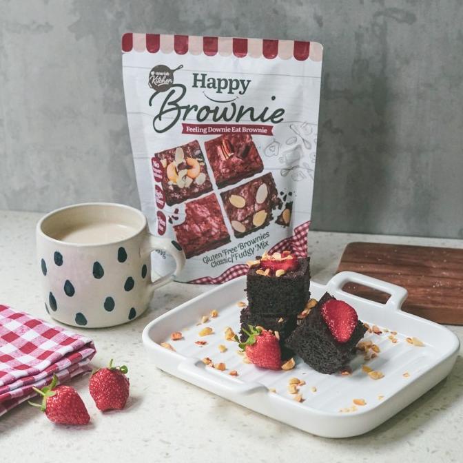 

TERMURAH Happy Brownie Gluten Free Brownies Mix 360gr