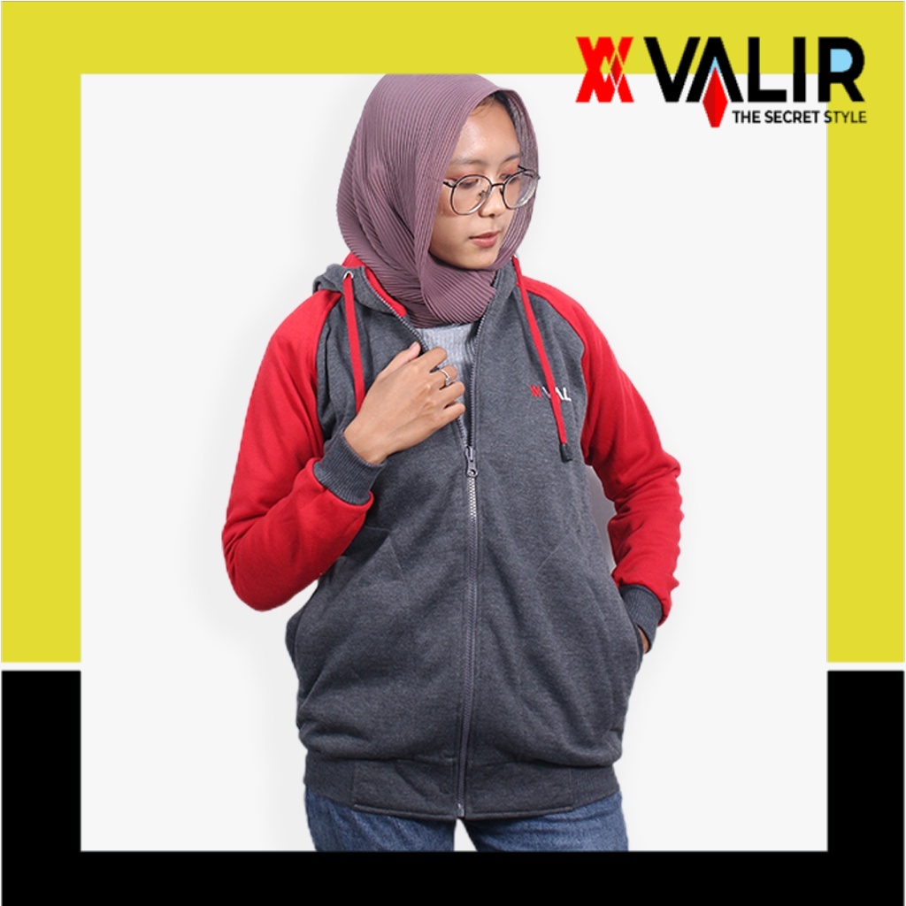 Jaket Hoodie Cewek bukan Valir Brianna jaket hoodie