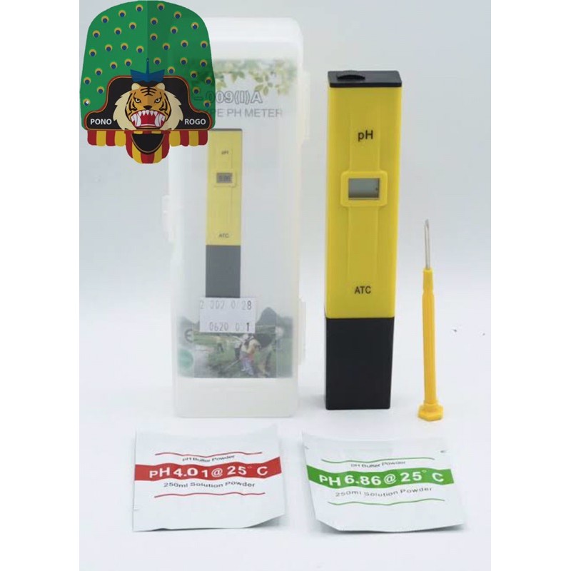 PH Meter Digital+BOX/Alat Ukur Keasaman Air -Hidroponik,Kolam,Minuman