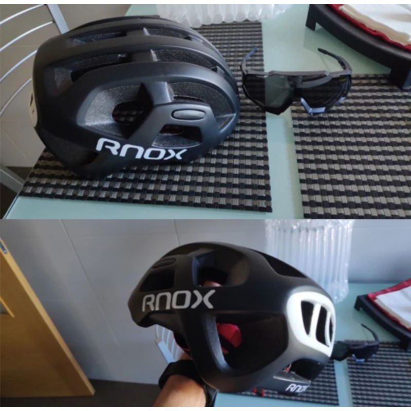 Helm sepeda RNOX Raceday style POC bicycle helmet RNOX roadbike seliPoc