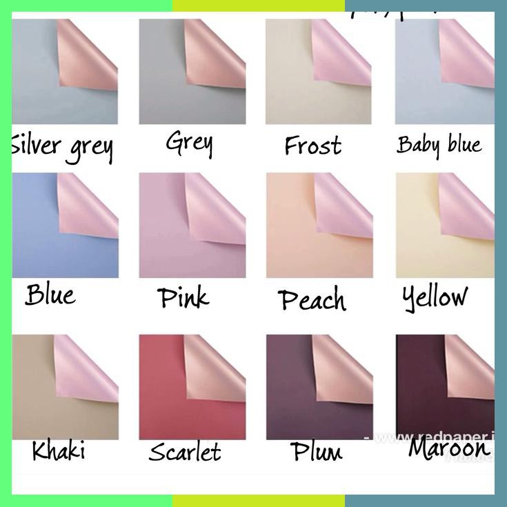 

Bi Color Pink Cellophane 10Lembar/Kertas Bunga/Wrapping Paper