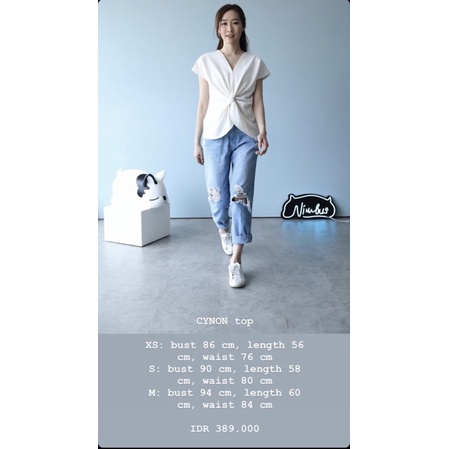 PRELOVED❤️EUNOIA X NIMBUS❤️CYNON TOP