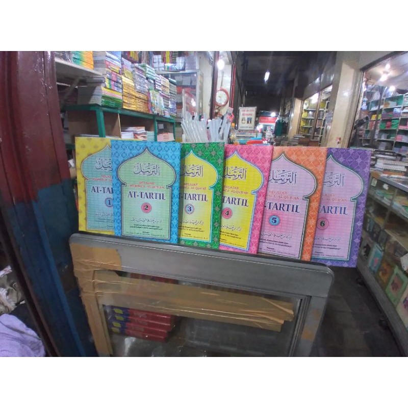 KITAB TERBARU AT-TARTIL BELAJAR MEMBACA AL-QUR'AN JILID 1-6