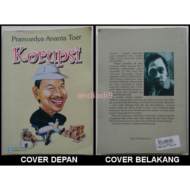 KORUPSI PRAMOEDYA ANANTA TOER 2002 ORIGINAL
