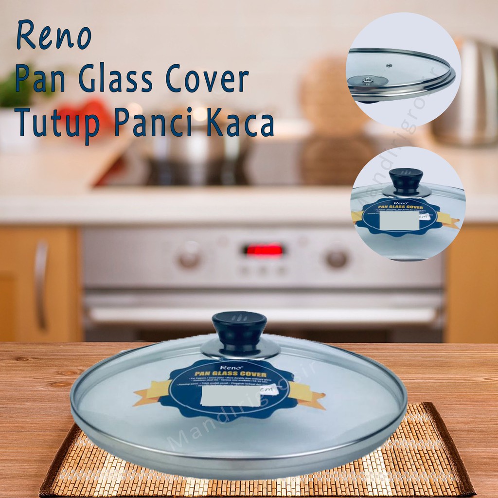 Pan Glass Cover *Reno * Tutup Panci Kaca * 26cm