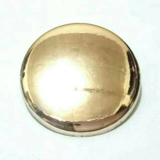 Kancing Baju Jamur Emas Polos - Kancing Emas 15mm isi 100pcs