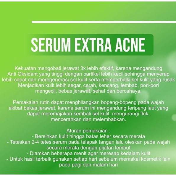 Batrisyia Serum Extra Acne 20 ml (Batris Serum Anti Acne Extra Fazathan)