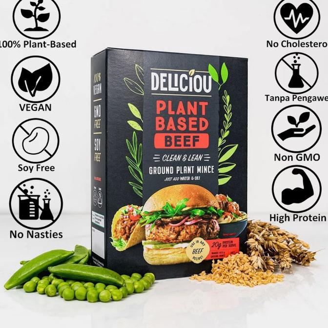 

Deliciou Plant Based Beef (Daging Vegan)