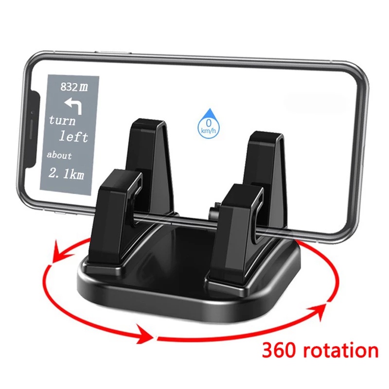 Bracket Dudukan Handphone Universal Stabil Rotasi 360 Derajat