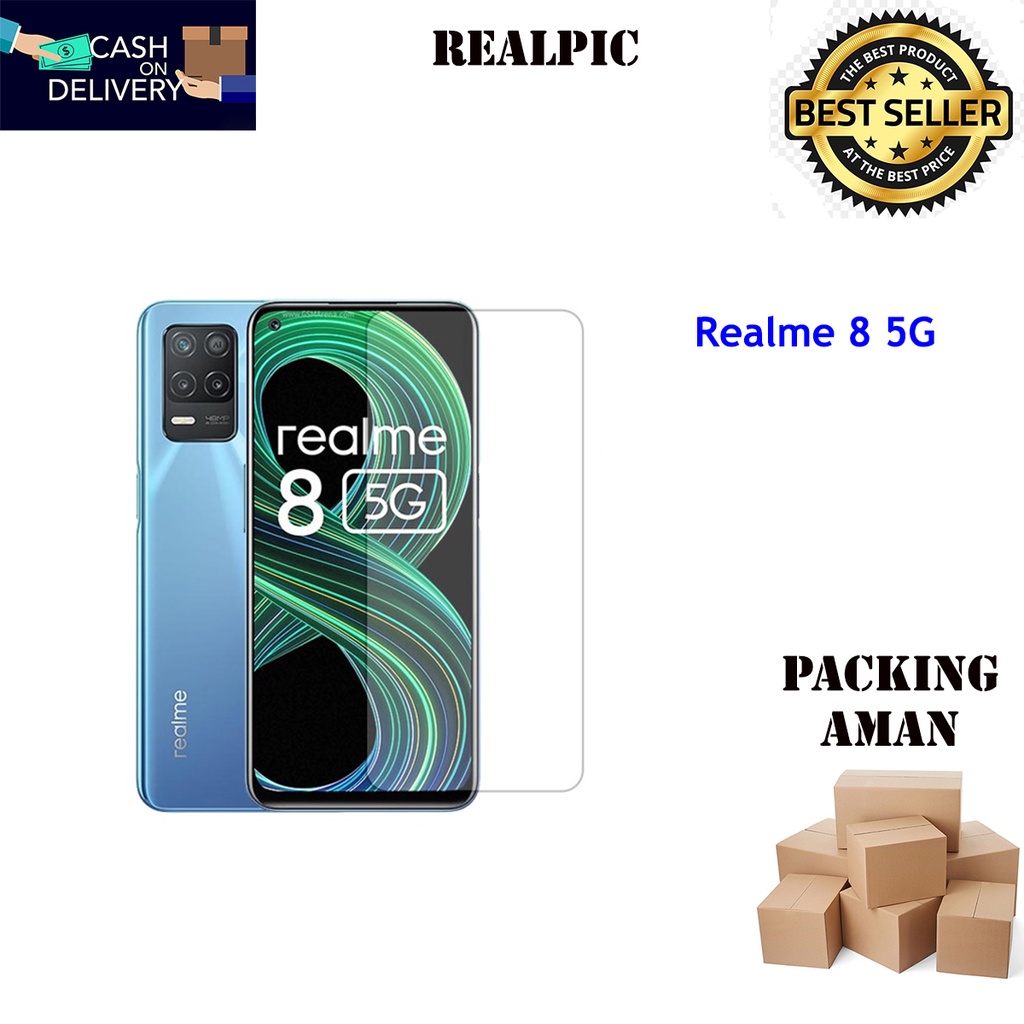 Tempered Glass Realme 8 5G Screen Protector Anti Gores