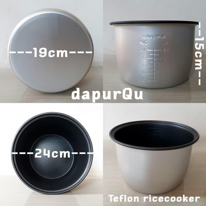 berkualitas Rice cooker panci teflon daleman rice cooker - Putih Murah