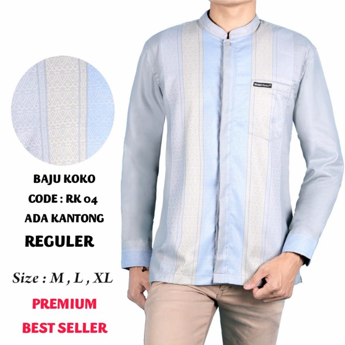 Harga Baju Batik Pria Kerah Terbaik Pakaian Muslim Pria Fashion Muslim Juli 2021 Shopee Indonesia