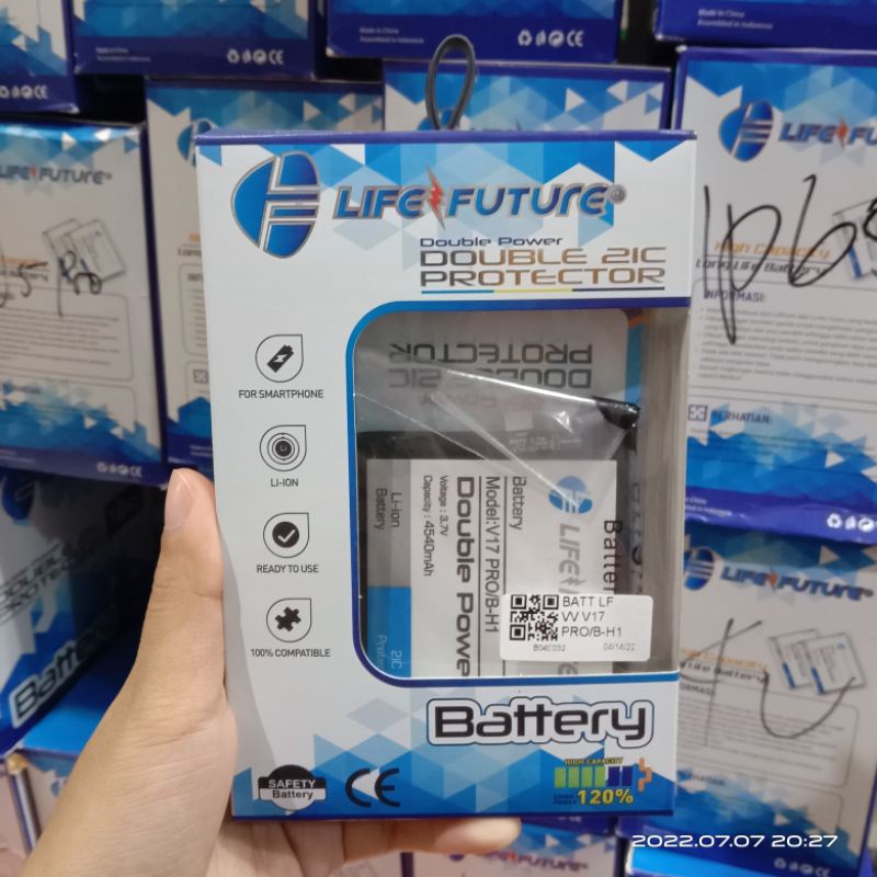 BATRE LF VIVO V17 PRO / B-H1 DOUBLE POWER