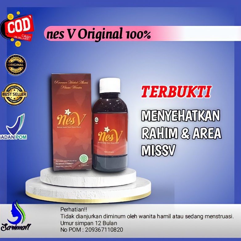 Nes v hwi original 100% NES - V ORIGINAL Minuman Kesehatan Wanita Asli 100% (nes v)