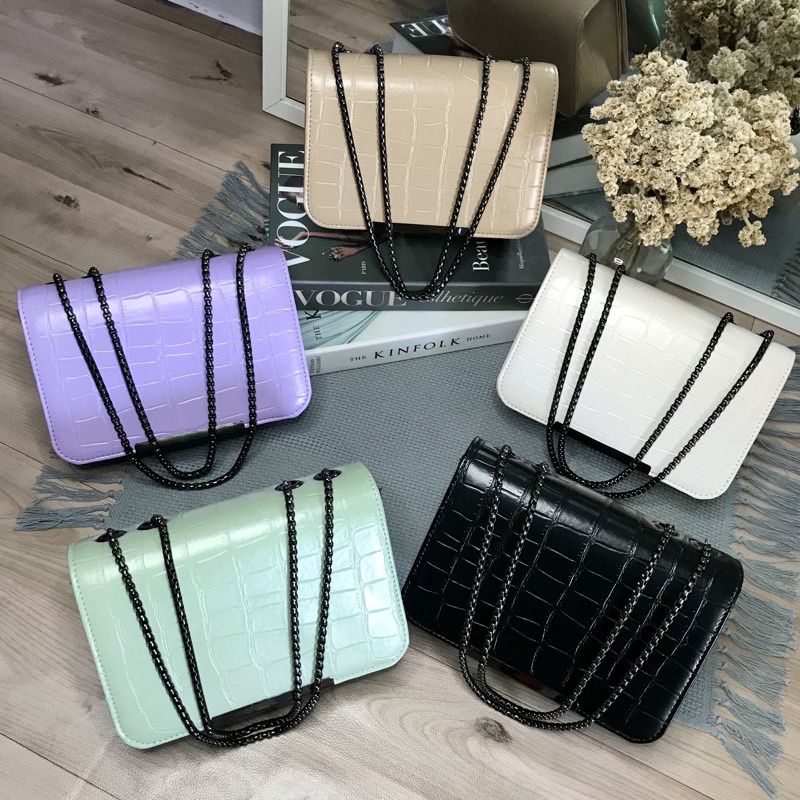 Tas Selempang Croco Nagita Behel/Tas Selempang Behel Terbaru