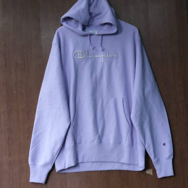 purple hoodie champion