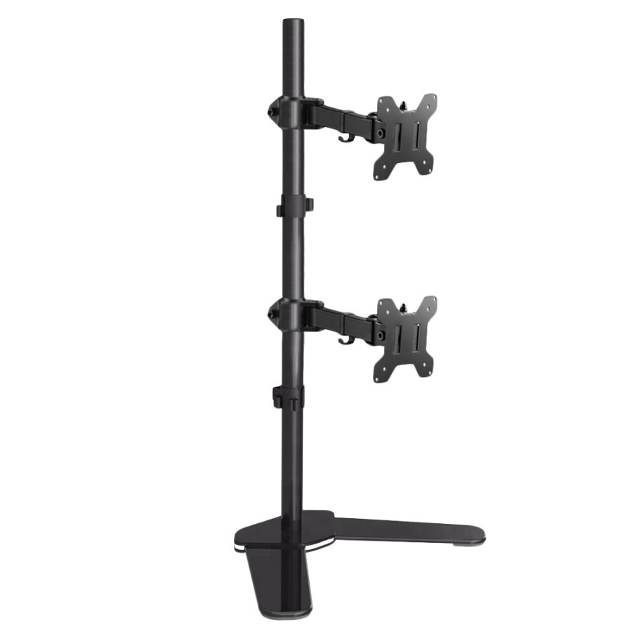 Bracket Monitor 2 layar atas bawah | Bracket Monitor 13-27 Inch