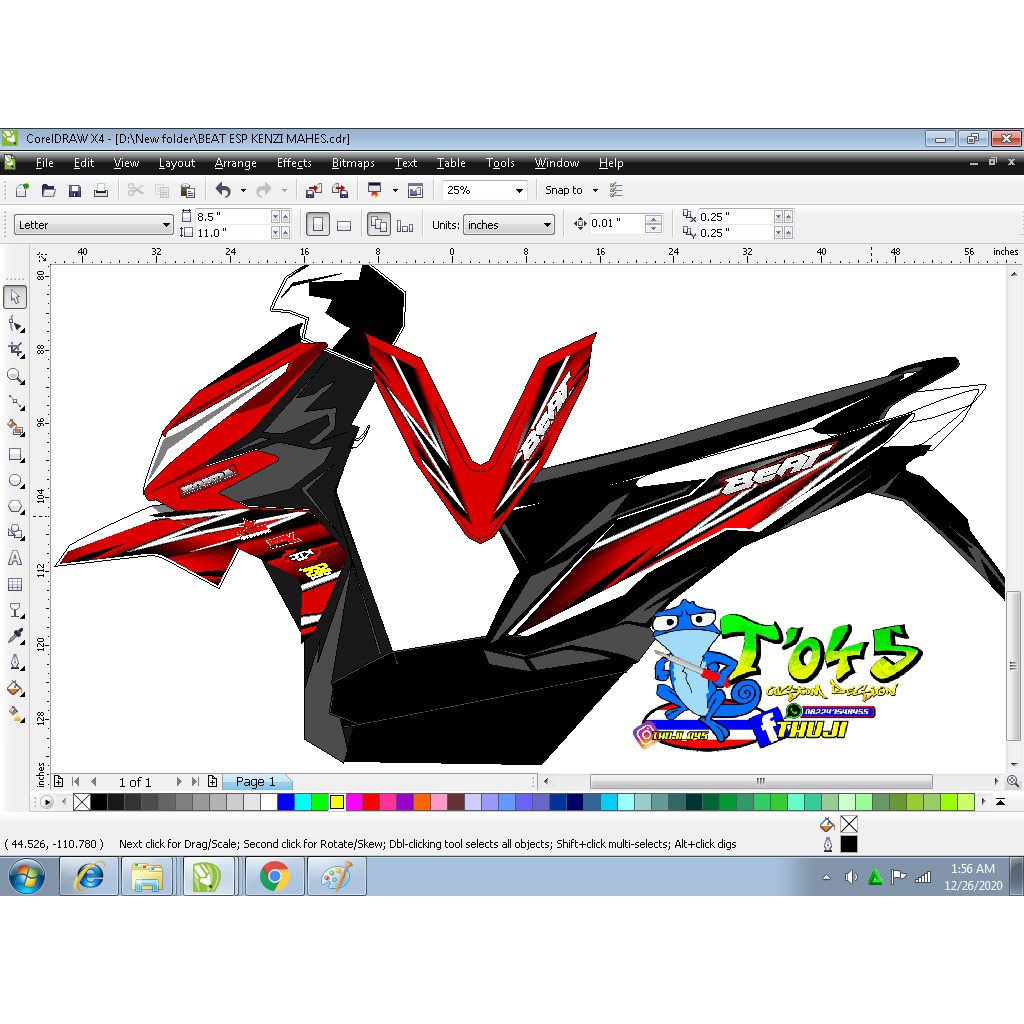 Striping BEAT new beat esp custom road race