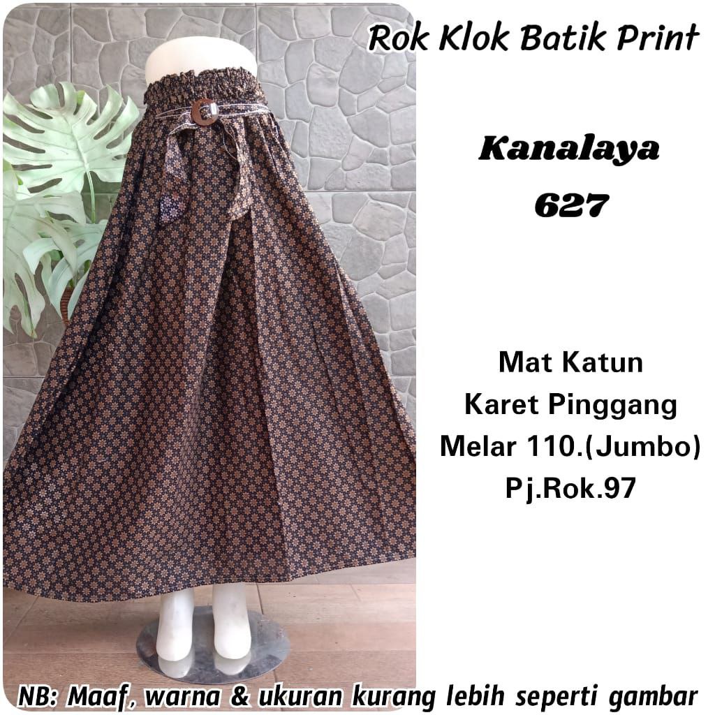 (Dijamin RealPict) Rok Batik original Pekalongan garansi harga termurah Rok Klok Modern By BellaQ-Kanalaya 627