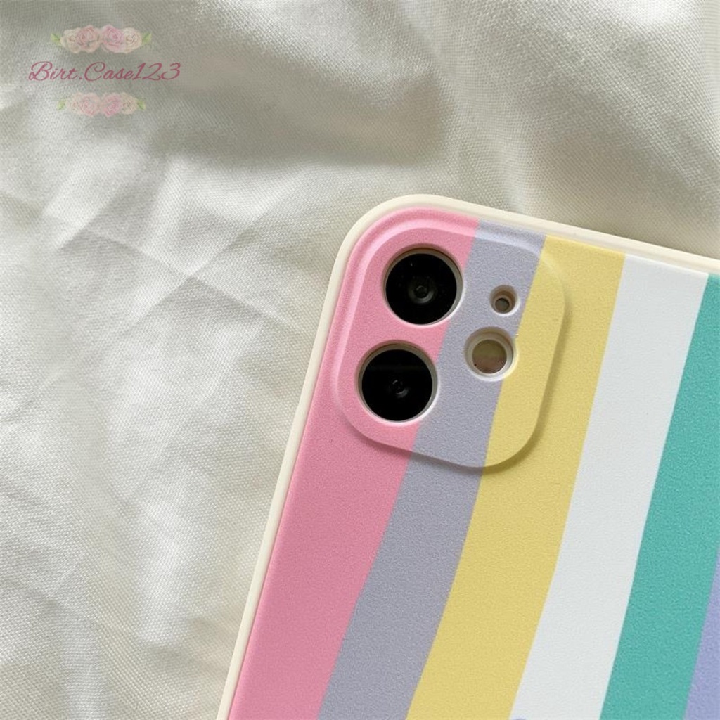 SOFTCASE MACARON PELINDUNG KAMERA CUSTOM RAINBOW OPPO VIVO SAMSUNG REALME XIAOMI IPHONE INFINIX FOR ALL TYPE BC6544