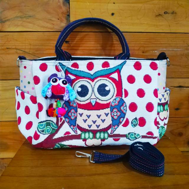 

❤️STATIONERY❤️ Tas Bangkok OWL 1 (Burung Hantu)