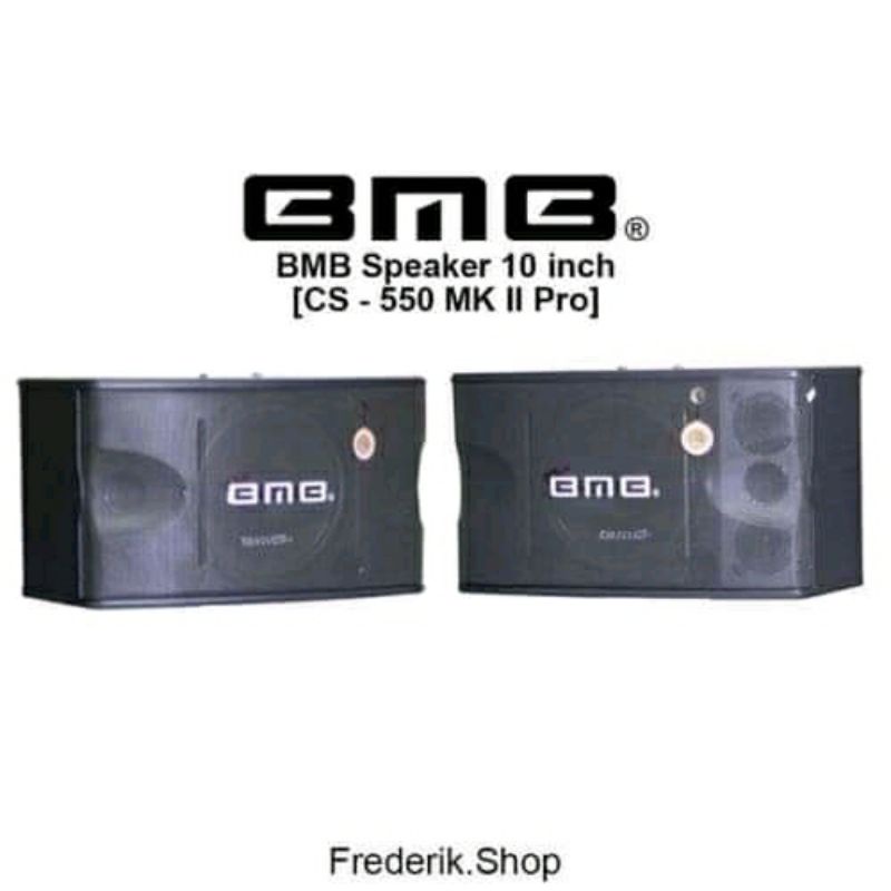 Speaker Karaoke Bmb CS 550 V MK II PRO 12 inch Original ( sepasang )