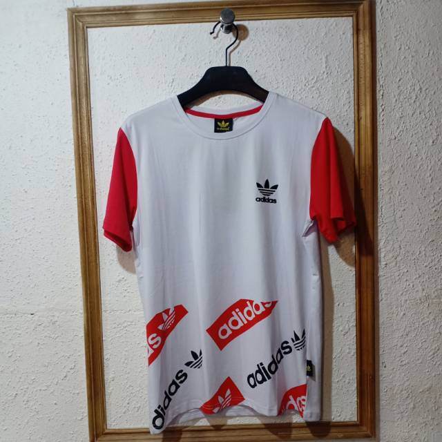 Kaos pria import adidas putih
